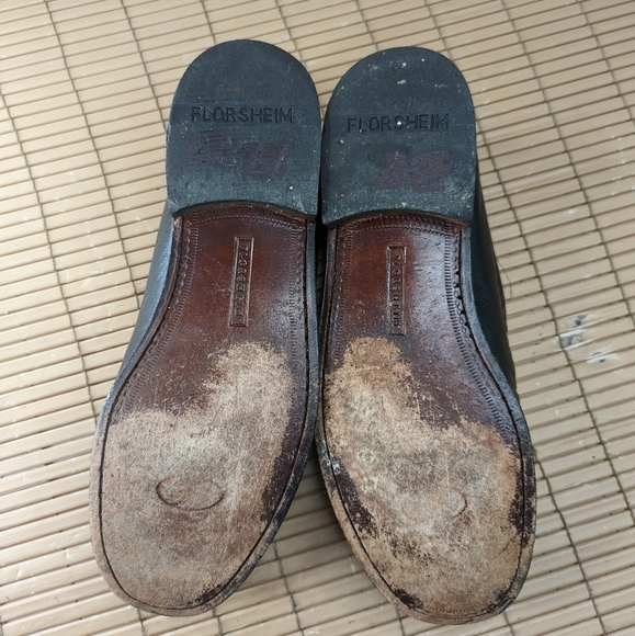 Florsheim Men's Size 10D Black Leather Alligator Print Tassel Loafers. 312pm - Picture 11 of 11